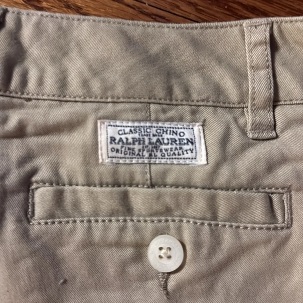 Ralph Lauren girls khaki shorts size 8 EUC